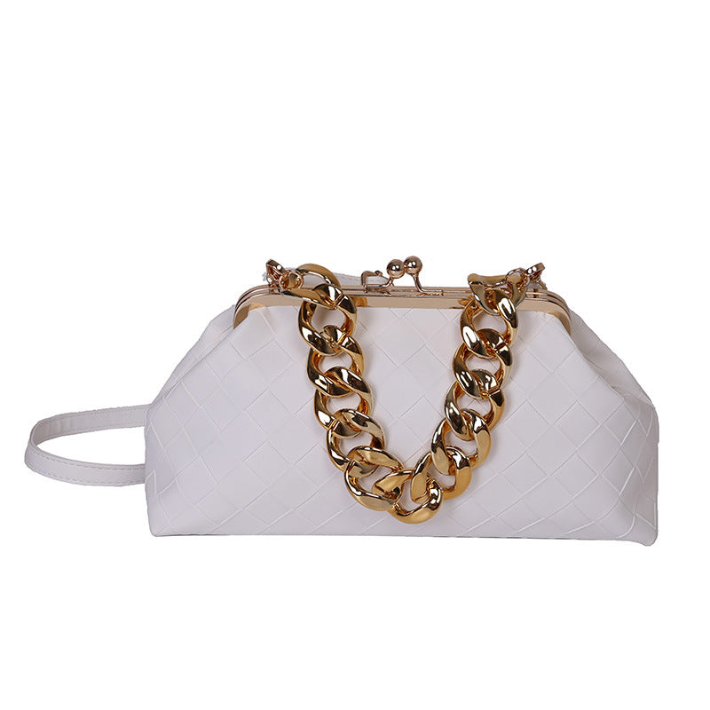 Celine discount clutch white